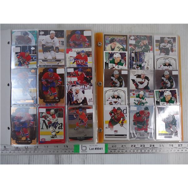 * (2) Folders of Cards Featuring Saku and Mikko Koivu