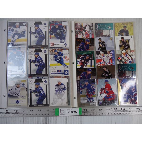 * (2) Folders of Cards Featuring Phil Kessel and Alexei Kovalev