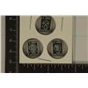 Image 1 : 3-1 GRAM .999 FINE SILVER INGOTS: INDIAN, CROWN &