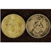 Image 1 : 1944-D & 1945-D US PHILIPPINES SILVER 20 CENTAVOS