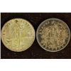 Image 2 : 1944-D & 1945-D US PHILIPPINES SILVER 20 CENTAVOS