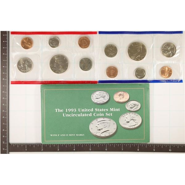 1993 US MINT SET (UNC) P/D (WITH ENVELOPE)