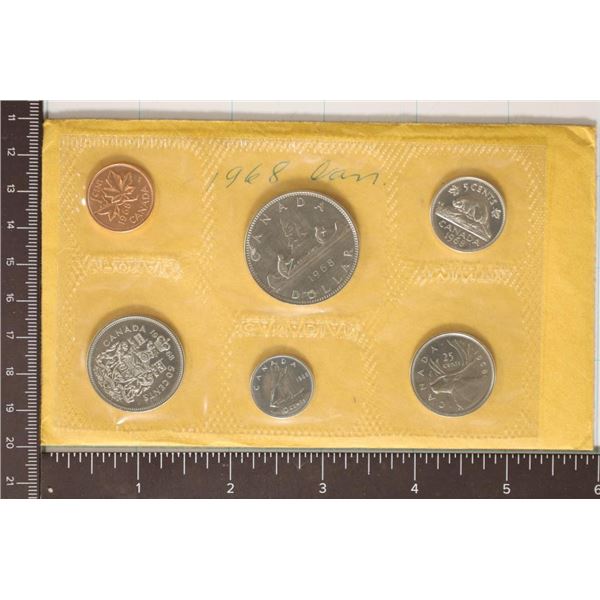 1968 CANADA UNC SET WITH ENVELOPE