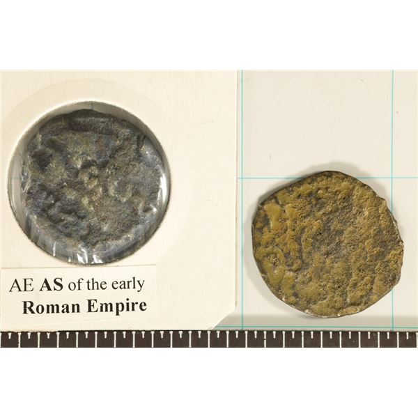 2 ROMAN ANCIENT COINS" EARLY ROMAN EMPIRE & 330-