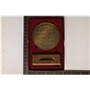 Image 2 : 2000 A.N.A. BRONZE MEDAL WITH STAND. 3" DIAMETER