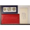 Image 2 : 1976 SILVER 3 COIN BICENTENNIAL UNC SET IN RED