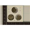 Image 2 : 3-SILVER DIME SIZED OTTOMAN EMPIRE PARA COINS: