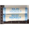 Image 1 : 2 SOLID DATE ROLLS OF 2003-P JEFFERSON NICKELS