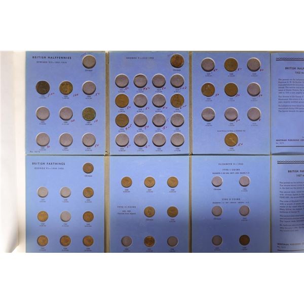 25 GREAT BRITAIN PARTIAL COIN COLLECTIONS IN