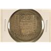 1933 FRANCE SILVER 20 FRANCS .4372 OZ. ASW