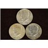 1967, 1968 & 1969 40% SILVER JFK HALF DOLLARS UNC