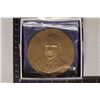 3 1/2'' BRONZE MEDAL RICHARD NIXON  WITH STAND AND