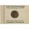 Image 3 : 306-450 A.D. VICTORY ADVANCING ANCIENT COIN