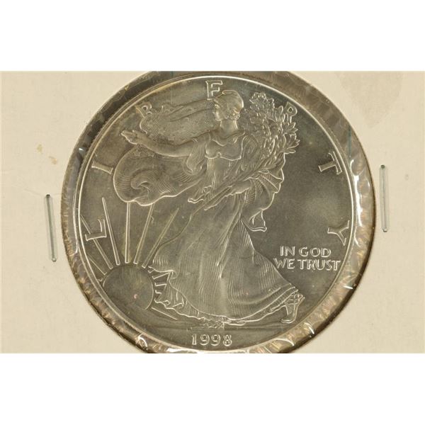 1998 AMERICAN SILVER EAGLE BRILLIANT UNC