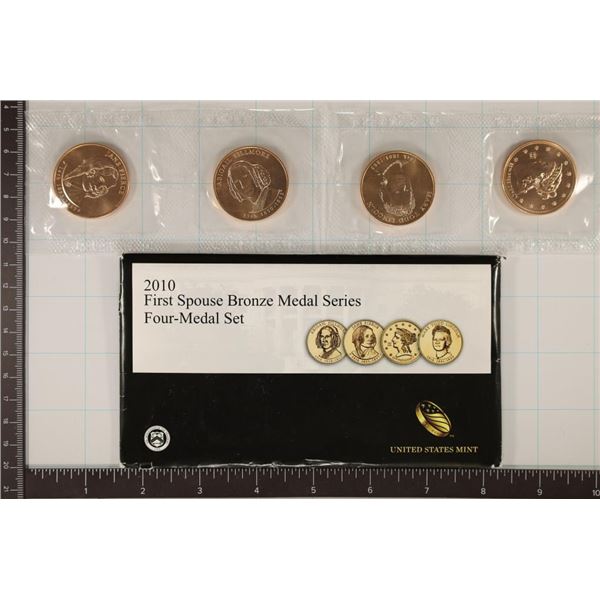2010 FIRST SPOUSE BRONZE MEDAL SERIES FOUR-MEDAL