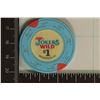 Image 2 : $1 JOKERS WILD CASINO CHIP. HENDERSON, NEVADA