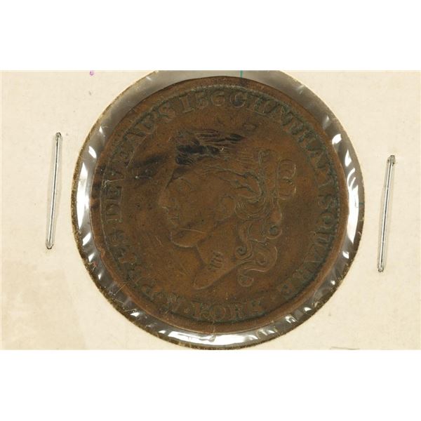 1837 HARD TIMES TOKEN: P.B. & S. DEVEAU BOOT &