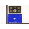 1969 US PROOF SET WITH BOX, 40% SILVER JFK HALF