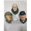 Image 1 : Bosson Heads "The Conan Doyle Collection" Including Sherlock Holmes, Dr. Watson, And Moriarty