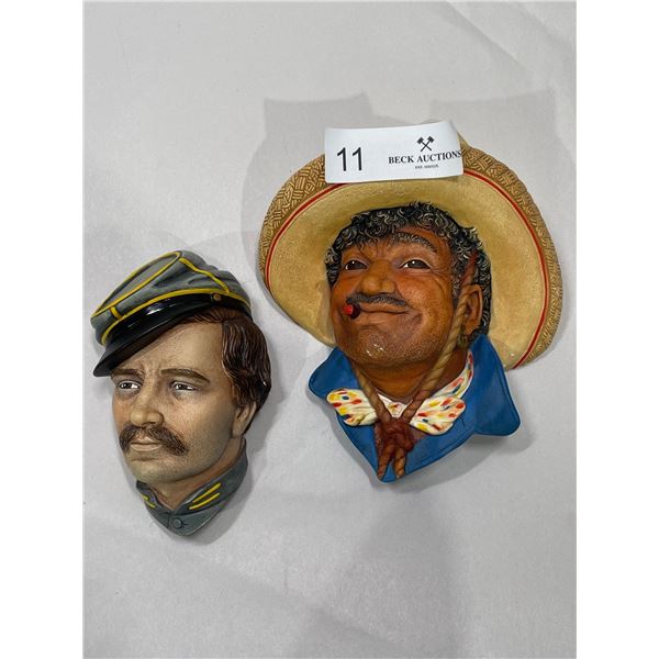 Bosson Heads"The Americans" Including Infantry Officer, Pancho