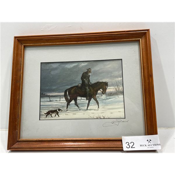 Jenny Docel, Alone On The Range, Print, 11.5L x 9.5W