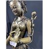 Image 3 : The Goddess Tara, Antique Indian Bronze Sculpture, Damaged Arm 57T