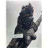 Image 5 : Antique Dancing Goddess Parvati Ji Wooden Hindu Sculpture 34T