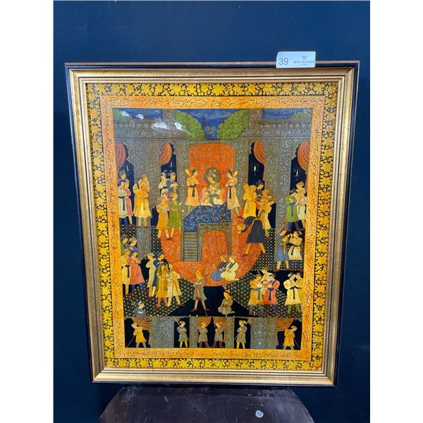 Indian Mogul Empire Artwork 26L x 21W