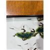 Image 2 : Beautiful Japanese Cultural Art, Cranes On Pine Tree, Painted On Ceramic, 22L x 15.5W