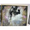 Image 4 : 2 Marble Themed  Art Pieces 18.25W x 15.25L
