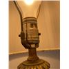 Image 4 : Vintage Brass Guilded Lamp 28H