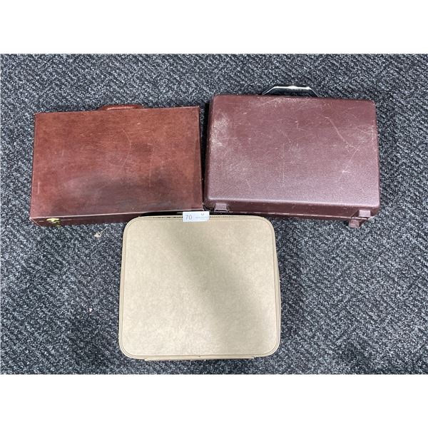 Set Of Three Vintage Suitcases