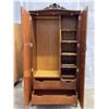 Image 3 : Antique Wooden Wardrobe 79 x 36 x 23