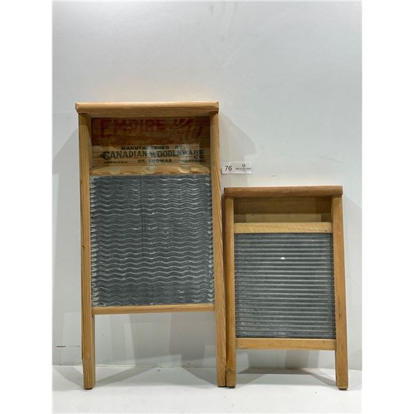 Set Of Antique Washboards