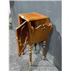 Image 3 : Antique Wooden Side Table With Magazine Slots 12 x 10 x 27