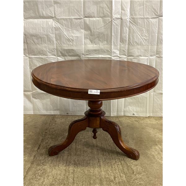 Art Nouveau Parlour Table - Flips Sideways for Easy Storage Circular Kit With Castors,39D x 29H