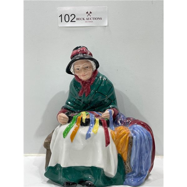 Royal Doulton Signed, "Silks And Ribbons" Collectible Figurine