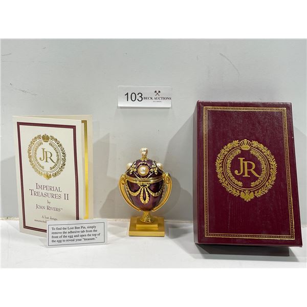 Joan Rivers, "The Lost Treasure Egg" Imperial Treasures