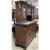 Image 2 : Gruenderzeit Black Forest Antique Hutch - Brought from Germany 1870's L63 x W24 x H75