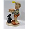 Image 1 : Vintage Hummel Begging His Share #9 Boy Cake Scottie Dog 5 and 3/4 Inches High Figurine