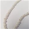 Image 2 : SILVER FRESH WATER PEARL 3.5-4MM 16"  NECKLACE