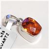 Image 2 : SILVER ORANGE QUARTZ(2.7CT)  PENDANT