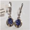 Image 1 : SILVER TANZANITE(2.4CT)  EARRINGS