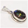 Image 2 : SILVER MYSTIC TOPAZ  PENDANT