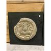 Image 2 : 2 PIECES OF "THE ONE" FRAMED STONE ART INCLUDING; LION & CHINESE CHARACTERS