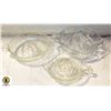 Image 1 : ANTIQUE GLASS JUICERS- SET OF 3 ASSORTED