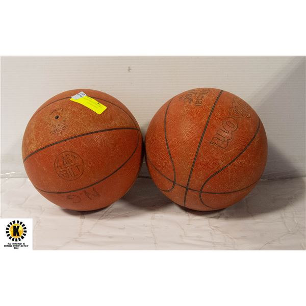 WILSON JET BASKETBALLS LOT OF 2