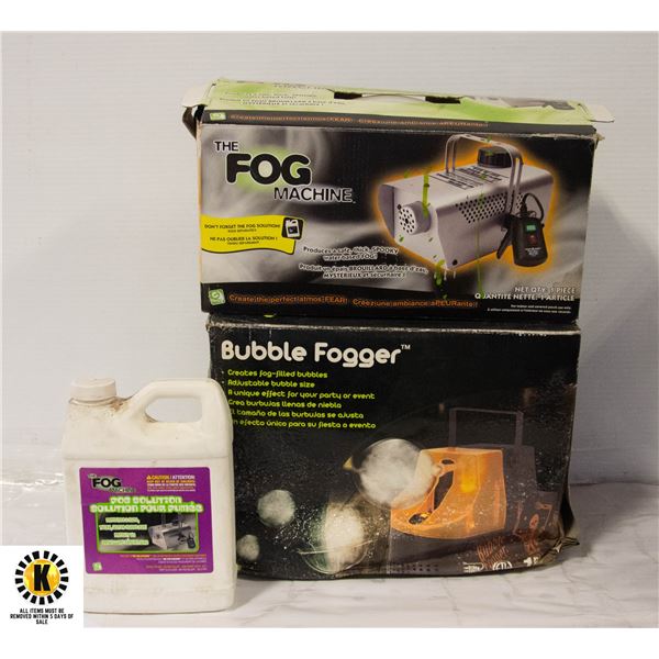 LOT OF 2 FOG MACHINES