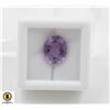 Image 1 : #265-UNHEATED AMETHYST GEMSTONE 3.90CT