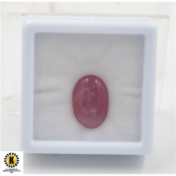 #90-HEATED RED RUBY GEMSTONE  9.30 CT